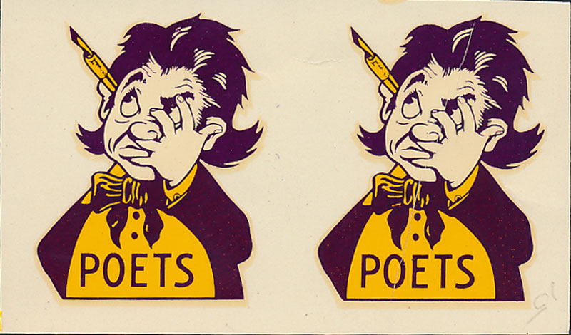 Whittier College Poets Decal