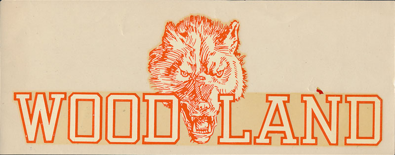 Woodland High School Wolves Decal