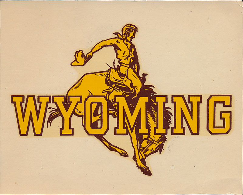 University of Wyoming Cowboys Decal