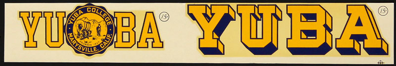 Yuba College Decal