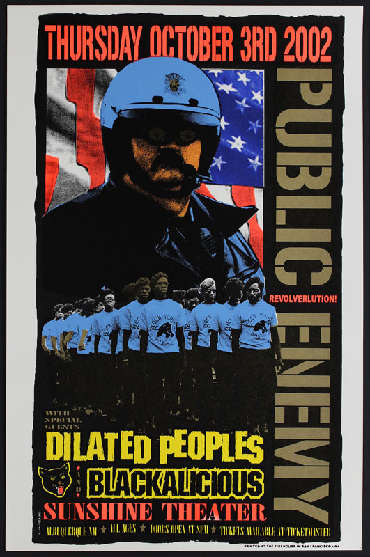 Delano Rock Public Enemy Poster