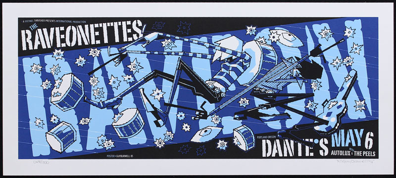 Guy Burwell Raveonettes Poster