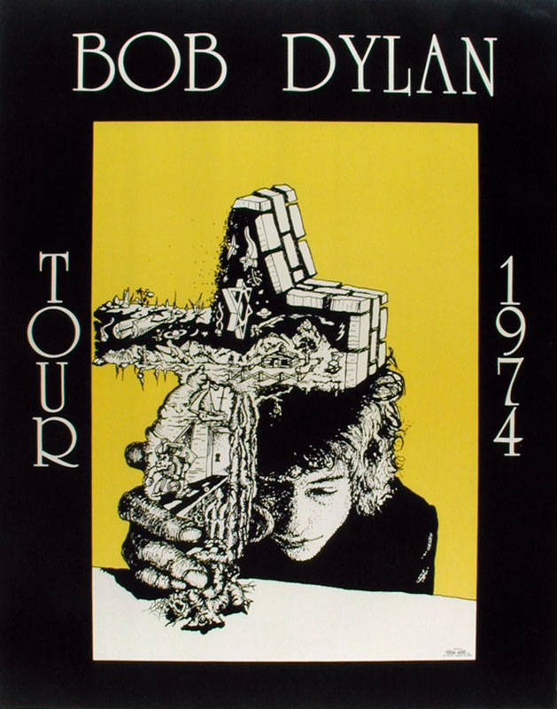 Bob Dylan 1974 Tour Poster