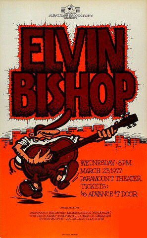 Elvin Bishop Cardboard Poster