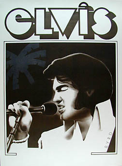 David Byrd Elvis Presley Hawaii 1972 Poster