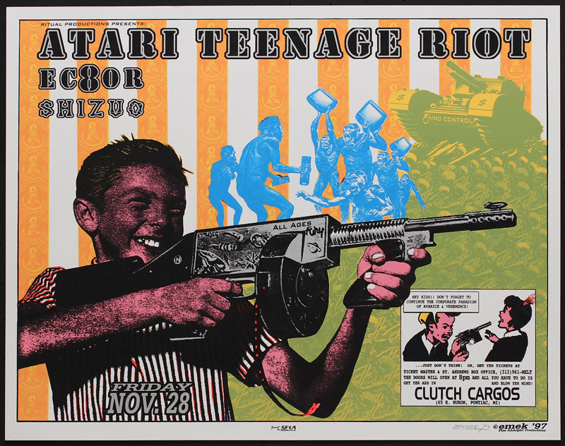 Emek Atari Teenage Riot Poster