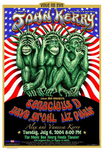 Emek In Honor of John Kerry 2004 Presidential Election Poster