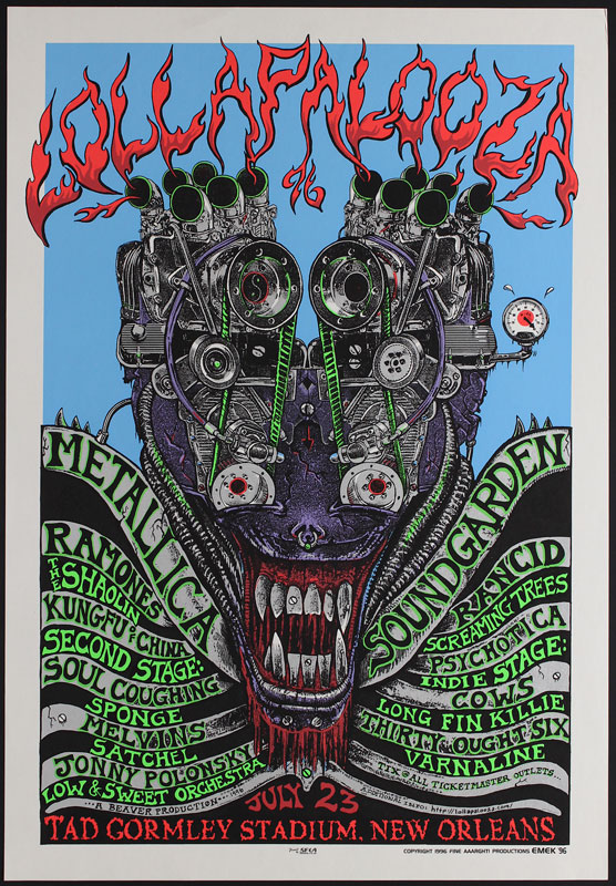 Emek Lollapalooza 1996 Poster