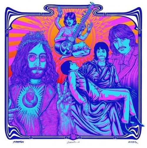 Emek Hampton and Jermaine Beatles I'd Love To Turn You On Art Print