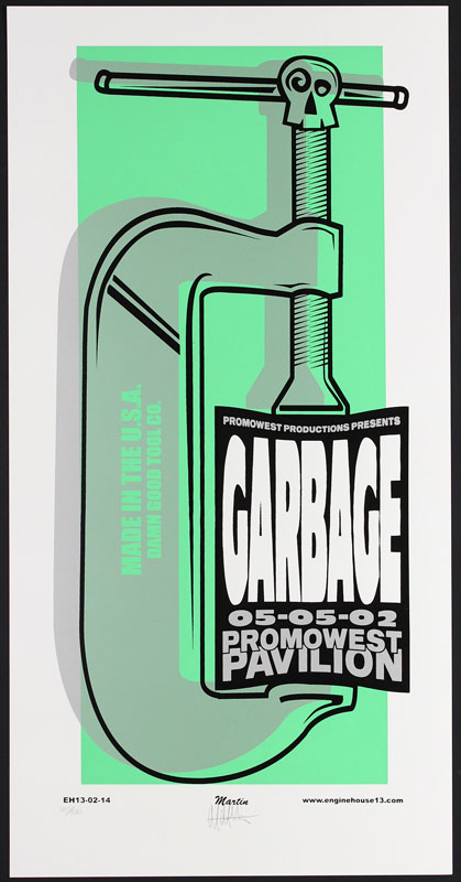 Mike Martin - Enginehouse 13 Garbage Poster