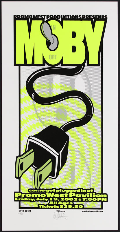 Mike Martin Moby Poster