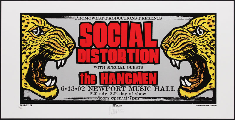Mike Martin Social Distortion Poster