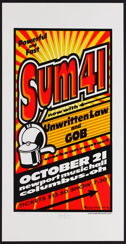 Mike Martin Sum 41 Poster
