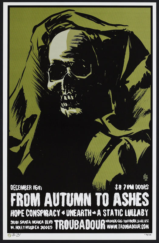 Brian Ewing From Autumn To Ashes Poster