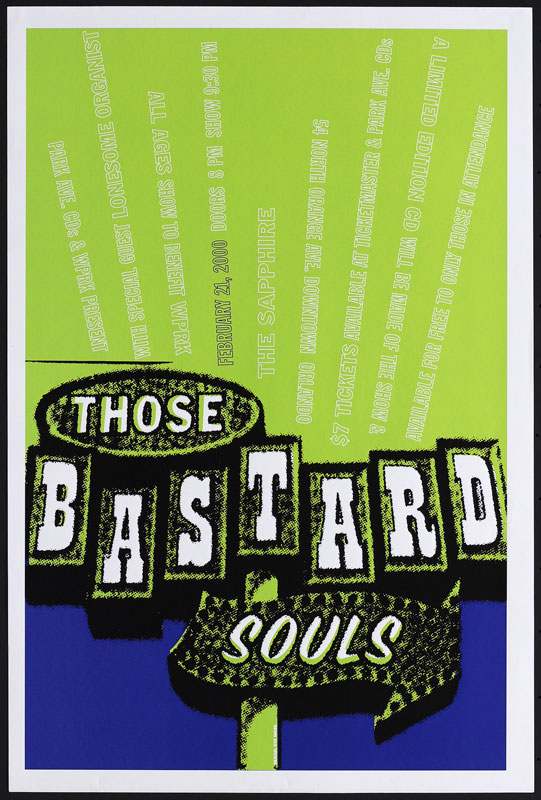 Thomas Scott (Eyenoise) Those Bastard Souls Poster