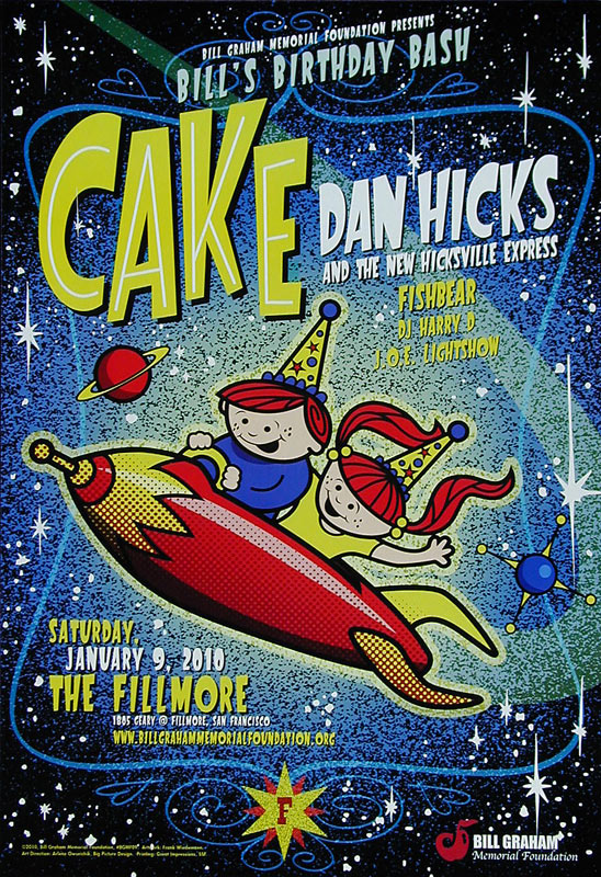 Cake 2010 Fillmore BGMF09 Poster