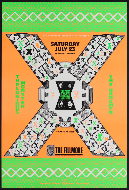 X 1988 Fillmore F37 Poster