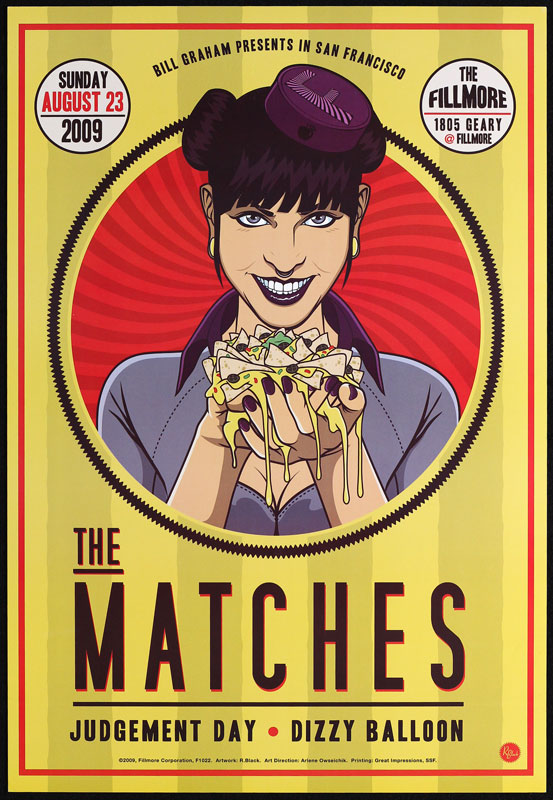 The Matches 2009 Fillmore F1022 Poster