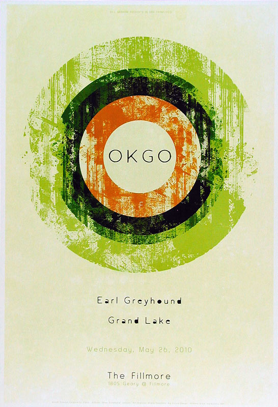 OK GO 2010 Fillmore F1060 Poster
