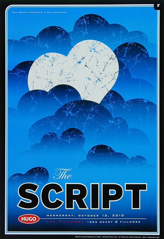 The Script 2010 Fillmore F1067 Poster