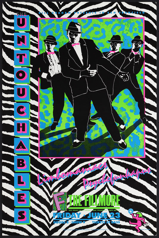 The Untouchables 1989 Fillmore F107 Poster