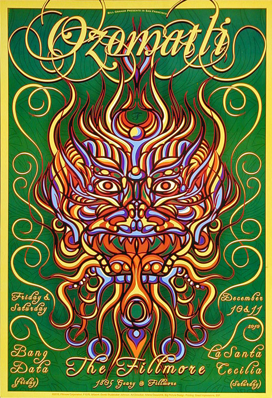 Ozomatli 2010 Fillmore F1076 Poster