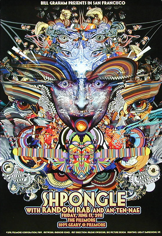 Shpongle 2011 Fillmore F1110 Poster