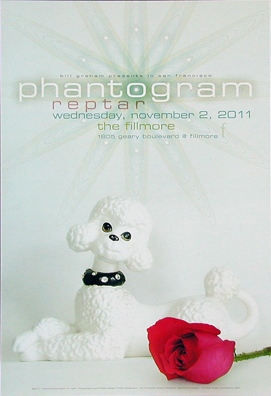 Phantogram 2011 Fillmore F1124 Poster