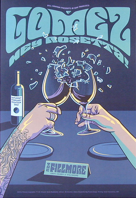 Gomez 2012 Fillmore F1134 Poster