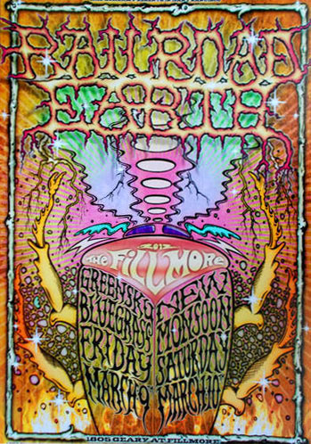 Railroad Earth 2012 Fillmore F1142 Poster