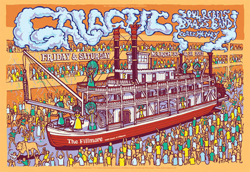 Galactic 2012 Fillmore F1151 Poster