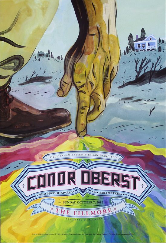 Conor Oberst 2012 Fillmore F1183 Poster