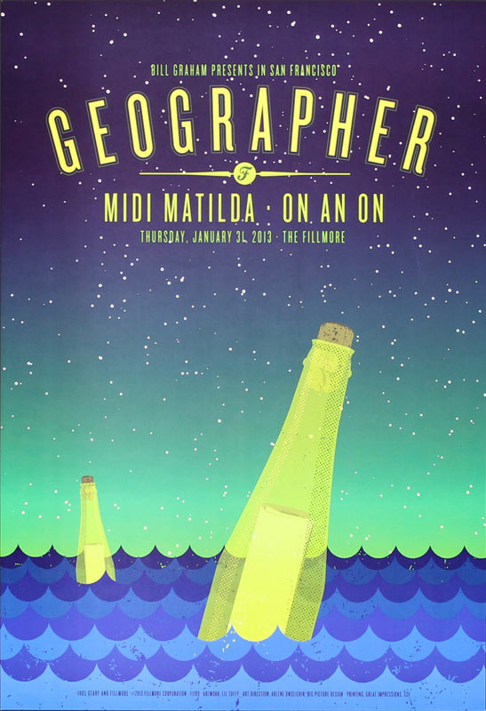 Geographer 2013 Fillmore F1199 Poster