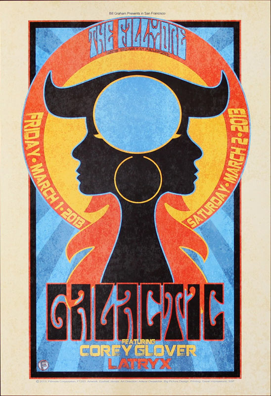 Galactic 2013 Fillmore F1203 Poster