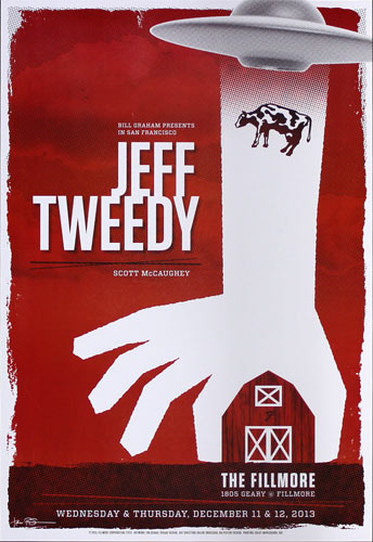 Jeff Tweedy 2013 Fillmore F1237 Poster