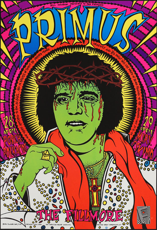 Primus 1994 Fillmore F124 Poster