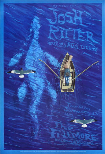 Josh Ritter 2014 Fillmore F1246 Poster