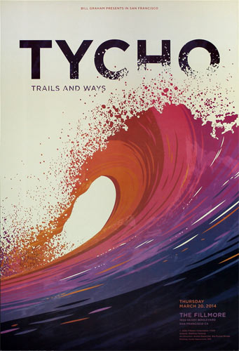 Tycho 2014 Fillmore F1255 Poster