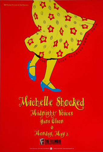 Michelle Shocked 1994 Fillmore F126 Poster