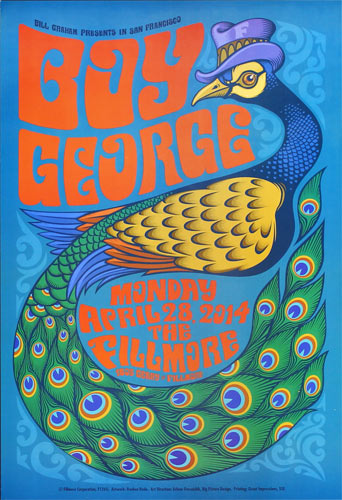 Boy George 2014 Fillmore F1265 Poster