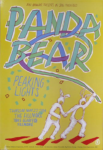 Panda Bear 2014 Fillmore F1274 Poster