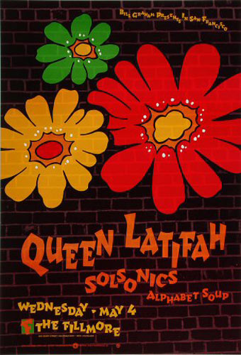 Queen Latifah 1994 Fillmore F128 Poster