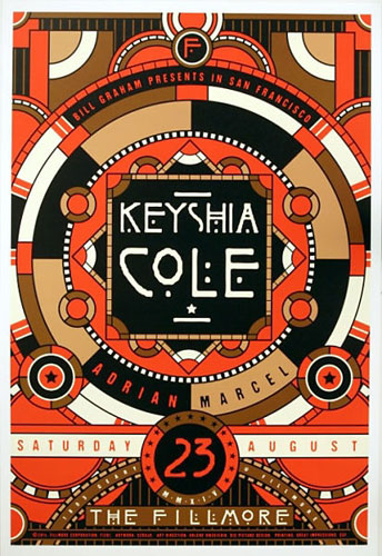 Keyshia Cole 2014 Fillmore F1281 Poster