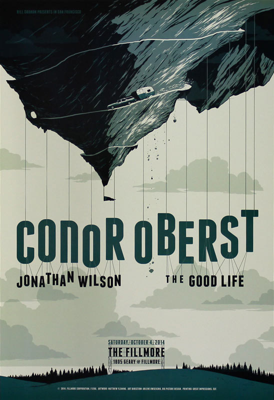 Conor Oberst 2014 Fillmore F1286 Poster