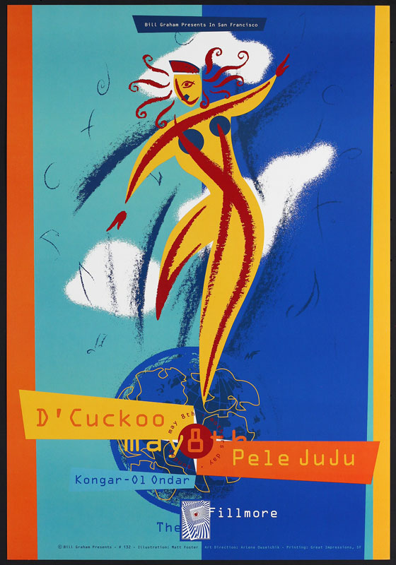 D'Cuckoo 1994 Fillmore F132 Poster