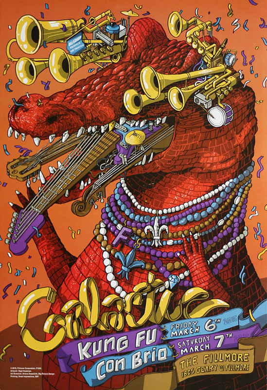 Galactic 2015 Fillmore F1322 Poster