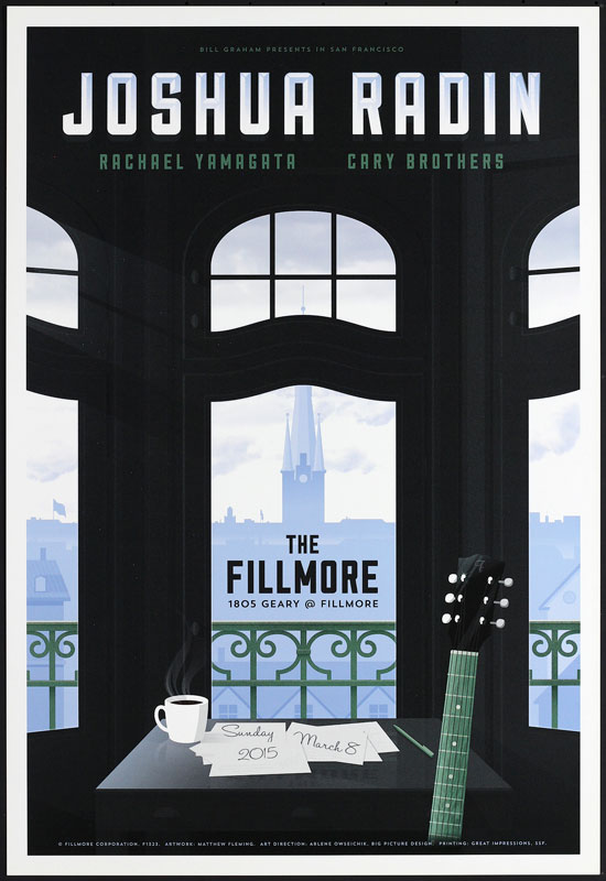 Joshua Radin  Fillmore F1323 Poster