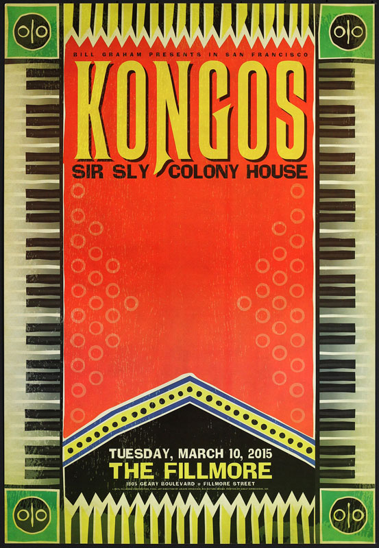 Kongos  Fillmore F1324 Poster