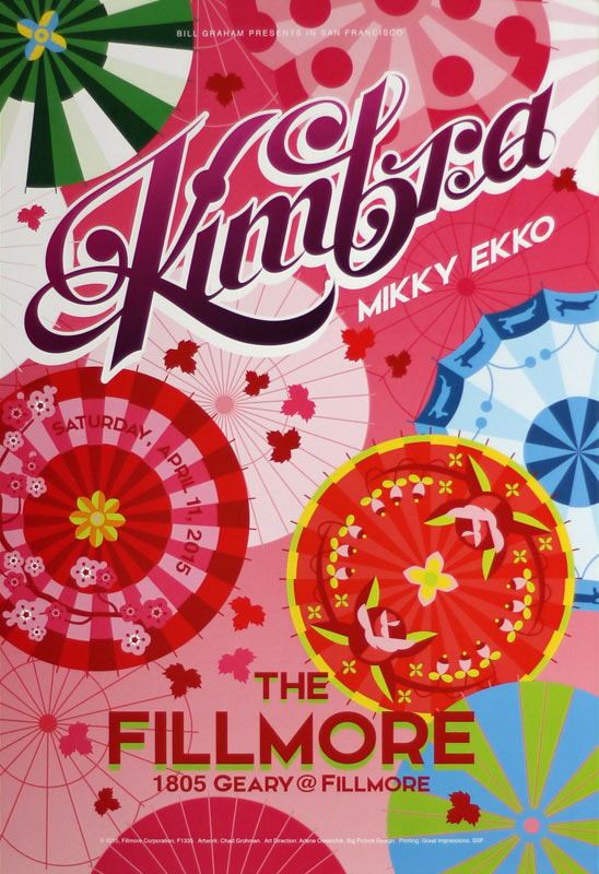 Kimbra 2015 Fillmore F1335 Poster