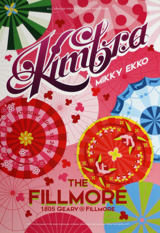 Kimbra 2015 Fillmore F1335 Poster